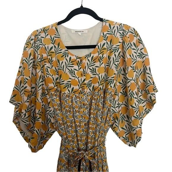 Emerson Fry Marion Button Patchwork Dress Large - Picture 3 of 9